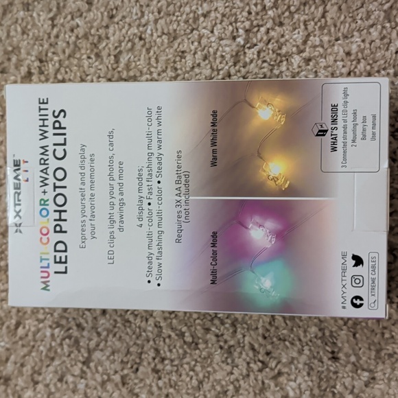 2 Boxes - LED Light Up Photo Clips - Picture 4 of 4